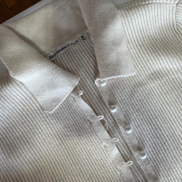 Abercrombie and Fitch Cream Sweater Dress - Picture 2 of 5